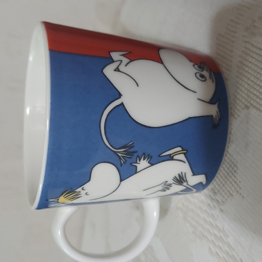 Vintage Arabia "Family" Finland Moomin Perhe Mug Teema Shape Kaj Franck/ 1990